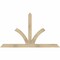 Ekena Millwork Richland Rough Sawn Timber Gable Bracket, Douglas Fir, 72"W x 42"H x 4"D x 4"F, 14/12 Pitch GBW072X42X0404RIC00RDF - alternate 1